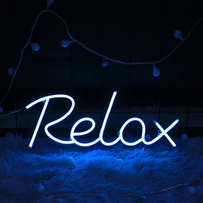 Relax - LED neon felirat - NEONSTUDIO.