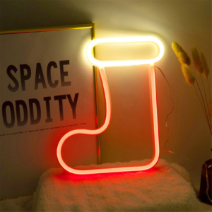 Mikulás csizma - LED neon dekoráció