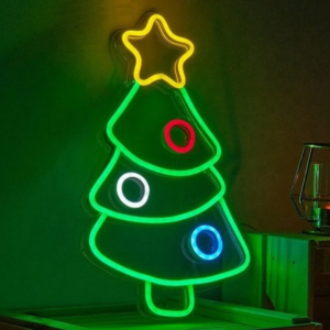 Világító karácsonyfa - LED neon dekoráció